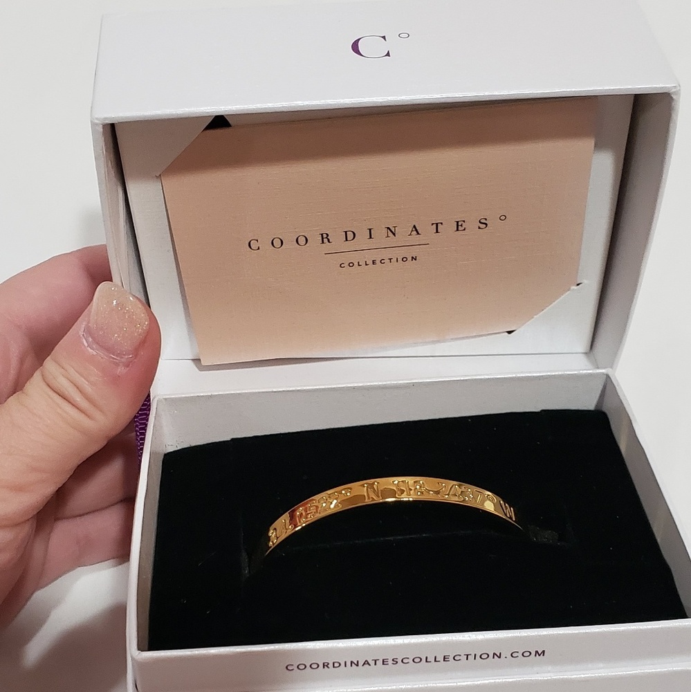 Gold Coordinates bracelet